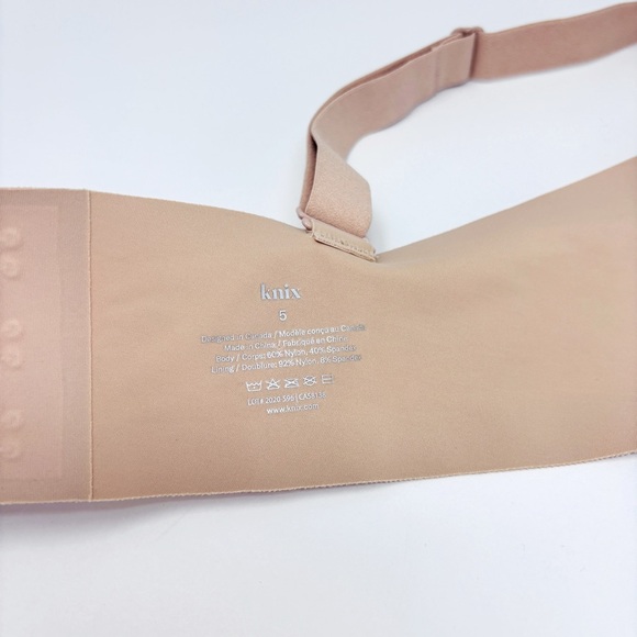 KNIX Padded V-Neck Evolution Nude Bra - Picture 7 of 8